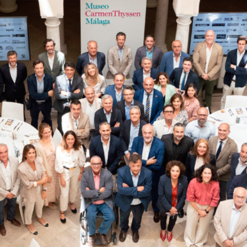 El Museo Carmen Thyssen Málaga rinde homenaje a tres empresas con más de una década como "Amigas del Museo"