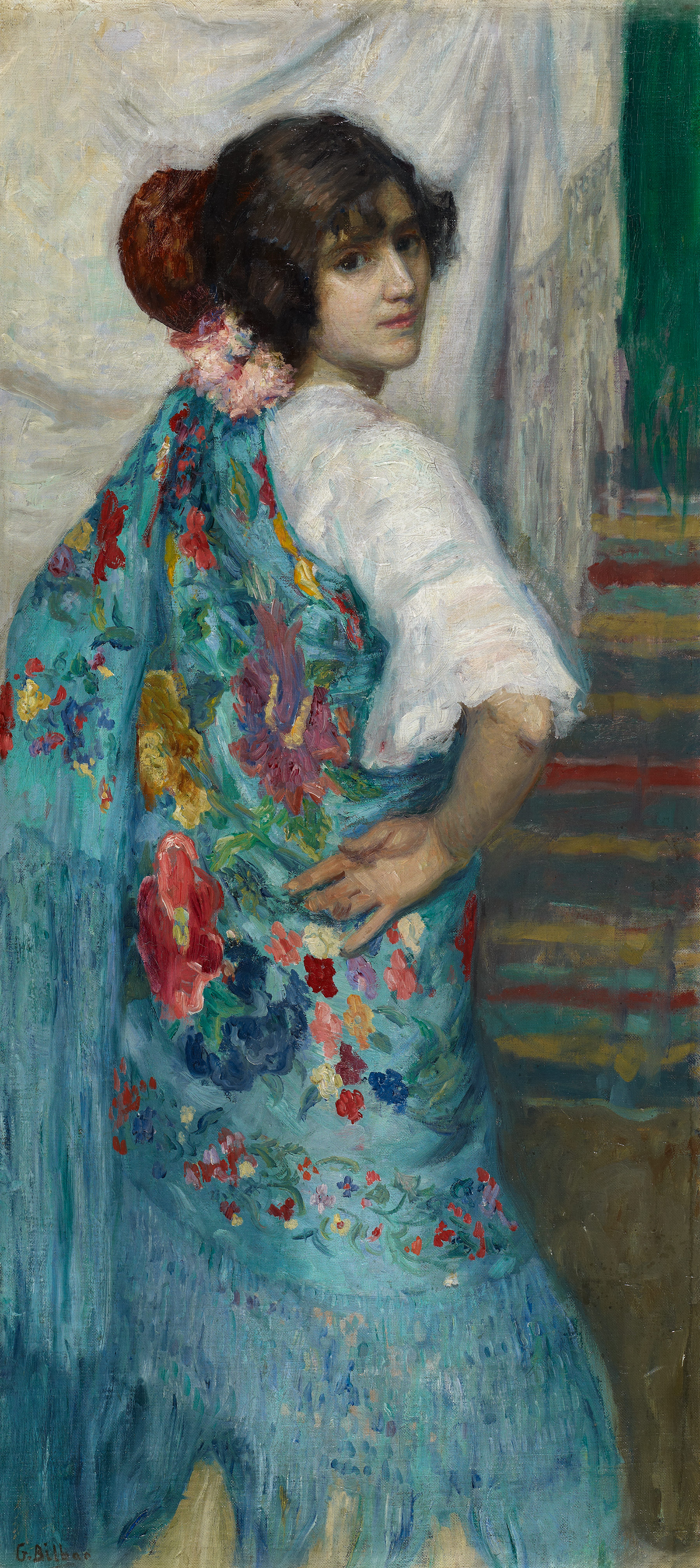 A Girl with Shawl
