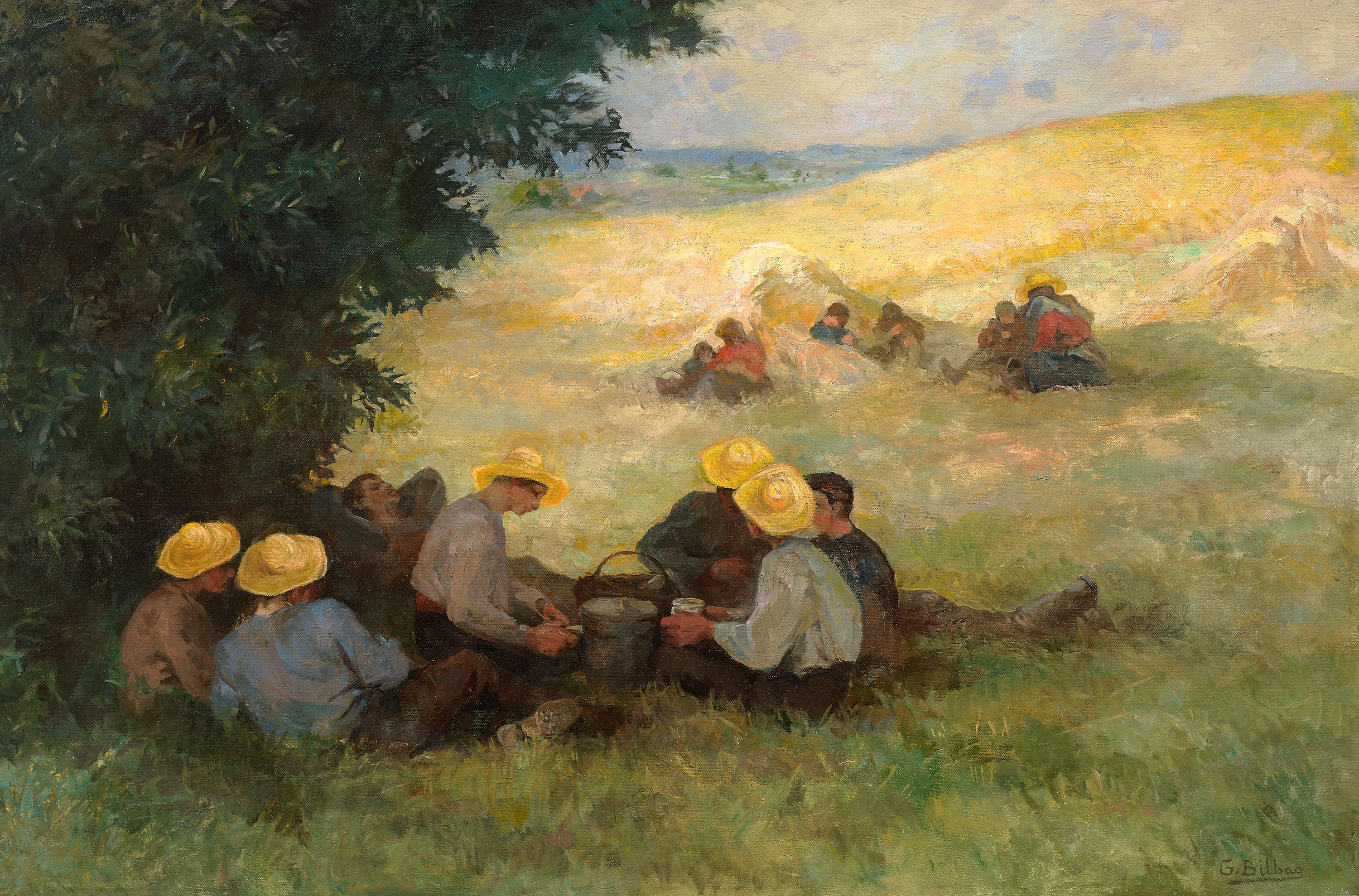 Farmworkers Resting
